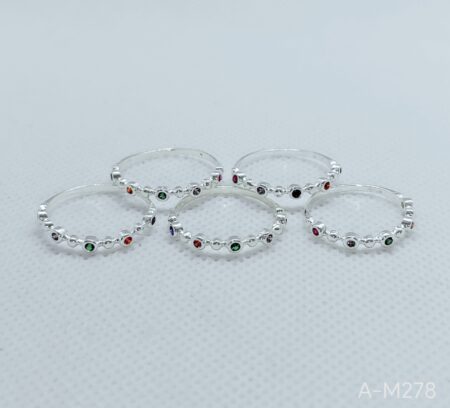 Anillo Crculos Con Punto