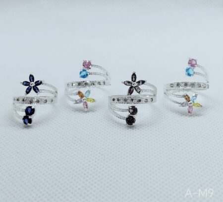 Anillo Flor Cometa